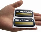 2x Fits 99-07 Silverado Side Roof Pillar Cab Emblem Badge Nameplate Yellow