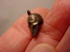 Vintage Metal Cracker Jack Skull Charm Prize Toy For Bracelet Halloween
