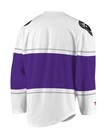 New Men s Fanatics Nll Ft Worth Panther City White purple Lacrosse Jersey Size S