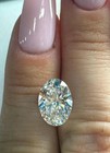 Loose 6 00 Ct Oval Cut Lab Grown Cvd Diamond Natural D Color Vvs1 Certified