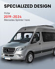 Aluminum Van Headliner Shelf For 19-24 Mercedes Sprinter W  Curtain Rod  Carpet