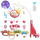 Remote Baby Crib Mobile Toy With Lights And Music Star Projector Musical Box