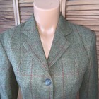 W  h Gidden Keepers Tweed Hacking Jacket  Made In England 34 100  Wool Fox Hunt