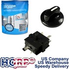 Hqrp Heavy-duty Rotary Switch 4-position 3-speed 120-250v 15a Fan Speed Selector