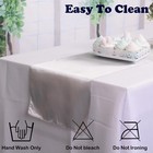 10 Pcs Silver 12x108 Inch Satin Table Runner Smooth Wedding Party Banquets