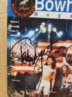 Ted Nugent Signed 1991 World Bowhunters Magazine Damn Yankees On Cover