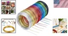 Vibrant 10 Colors Of 18 Gauge Aluminum Craft Wire - Perfect For Jewelry Making