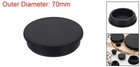 Silicone Hole Plugs Round Rubber Stopper For 62mm 2 44  Hole Black