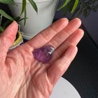 Amethyst Crystal Heart Carving