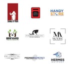 Custom Minimalist Logo Design - Professional Service  - Free Business Card 