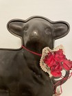 Vintage Antique Cast Iron Lamb Sheep 2 Piece Baking Cake Mold Unbranded Rare