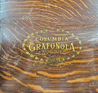 Antique Columbia Grafonola Table Top Crank Phonograph Record Player  Works 