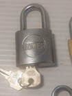 Vintage Padlocks  Lot Of 5  With Keys Working