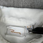 Vintage 60s Penneys Button Up Shirt Jacket Mens M Cream Rockabilly Stripes Crop