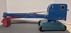Vtg Soviet-era Azlk Large Metal Toy Excavator Nos W  Original Box papers C Notes