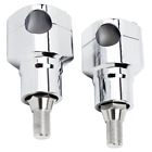 2 5  Tall Chrome Risers Kit For Harley 97-later Springer Softail Cross Bones 