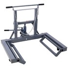 1 500 Lb  Capacity Hydraulic Adjustable Height Dual Wheel Dolly For Large Trucks