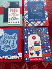 New  k63- Berry Sweet Pops Scrapbook Card Kit 20pcs Double-sided Cardstock A2 A6