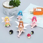 8 Pieces Miniature Fairy Garden Accessories Small Fairy Figurines Hand Painted