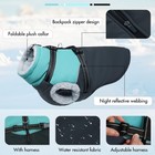 Dog Coat With Harness Built  Dog Winter Jacket With Zipper Closure  Warm Pet    