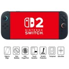 Switch 2 Screen Protector 2 Pack Tempered Glass Hd Anti Scratch Film Guard