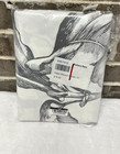 Pottery Barn Pippa Shower Curtain 72    Gray Botanical Floral Print 100  Cotton