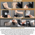 Fogless Shower Mirror  Anti-fog With Razor Holder  Suction Shaving Mirror With S