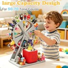 For Tonies Box Organizer Storage Shelf 360   Ferris Wheel  Magnetic Floating