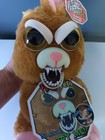 Feisty Pets Vicky Vicious Squeeze Behind Ear Change Attitude Plush 12  Bunny Toy