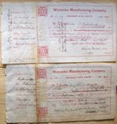 Single Stock Certificate Worumbo Manufacturing Comp Lisbon Falls Maine 1860-1881