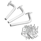 100 Pcs M7 X 55mm Pallet Rack Drop Pins  L-shaped Bolts For Heavy Duty Storage