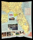 1960 Silver Springs Fl Underwater Fairyland Vintage Travel Brochure Park Map