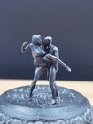 Black Brass Standing Men Woman Sexy Body Model Mini Statue Amulet Gift
