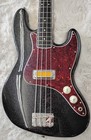 Fender Limited Edition Gold Foil 4-string Jazz Bass Guitar  Black Sparkle