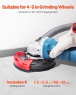 Vevor Angle Grinder Dust Shroud 4-5 In With 6 Clamping Washers Connect To Vacuum