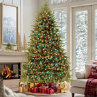 7 5ft Prelit Christmas Tree 700 Led Rgbw Lights App Control Artificial Aspen Fir
