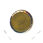 Santa Rosa  California Downtown 5c Parking Lot And Bus Token Coin  98