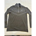 Nike Element Dri-fit 1 2-zip Running Top Black Size Medium