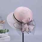 Womens Bridal Organza Tea Party Hats Kentucky Derby Church Hat Dress Fascinator