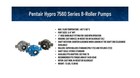 Pentair Hypro 7560c 8-roller Pump  Cast Iron  22 5 Gpm  300 Psi  1000 Rpm  3    