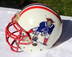 1990 s New England Patriots  63 Gene Chilton Game Used Football Helmet