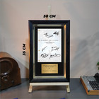 Hitchhiker s Guide To The Galaxy Script Display With Signature Framed Wall Art