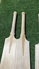 Two English Willow Cricket Bat New Thick Edge Grade 1 Full Size Short Handle Ton