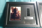 2x The Lord Of The Rings 35mm Film Cell Display Piece Approx 29x24 Cm Framed
