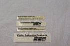 Sticker Badge Decal Label Advertising Perfex southwestern-joplin X4 Collectible