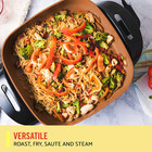 Bella 12 X 12 Inch Electric Skillet With Copper Titanium Coating  1200 Watts