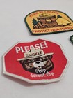 Smokey The Bear Patch Prevent Forest Fires Vintage Lot Of 3 