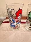 Vintage Pepsi Collector Series Glasses From The 1970s Featuring Various Cartoons