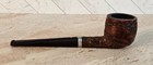 Vtg Frank Real Briar Estate Pipe - Slender Dublin Shape - Carved   Smooth Finish