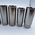 Mixed Lot Of 12 Craftsman Usa Sae 3 8  Drive Deep Well Sockets  See Description